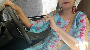 Does asian stepsister suck step-bro for car ride?
