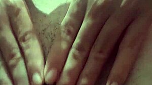 I saw the petite teen's hairy pussy under her shorts