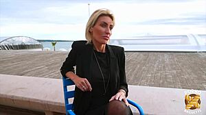 Blonde Psychologist Anouk Expert In Big Dicks