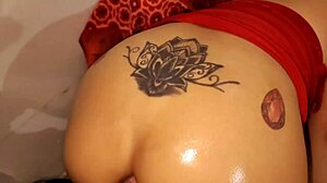 Skinny milf tries first anal in casting with holy rubi