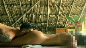 I give beach massages to tourists while playing good music