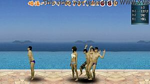 Ball Kicking Action Game With Femdom And Cfnm Excitement!