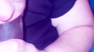 No teeth gumjob leads to accidental facial 😲