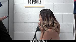 Teen Caught In Stolen Clothes Gets Doggystyle Domination!