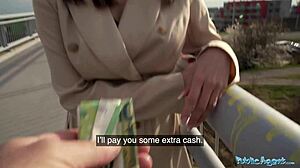 Public Agent Super Sexy Brunette Shows Off Her Tits And Ass And Suck And Fucks