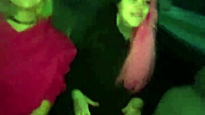 Girls surprise guy and suck him off on boat