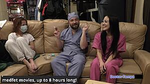 dr tampa examines bratty orphans cheerleading physical blaire celeste