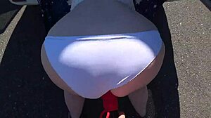 Girlfriend Fucks Milf Outdoors