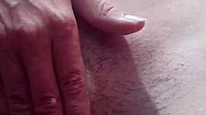 I saw the petite teen's hairy pussy under her shorts