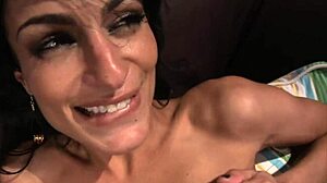 brunette milf persia pele meets justin magnum