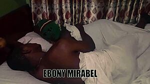 Hot Ebony Blows Big Black Cock! Can't Handle It?