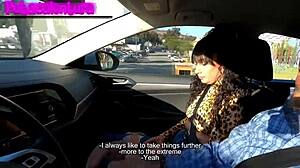 diabla en casting redimido del auto al sillón redondo con creampie apasionado