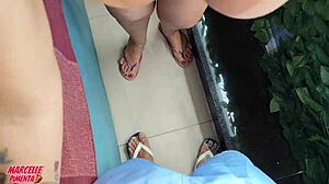 Domingo's quick trans encounter with cousin