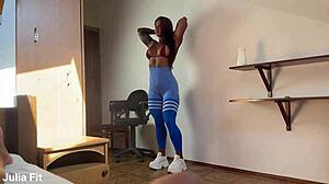 My hairy pussy squirts in homemade anal stuffing