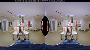 Realitylovers mommy rides in fishnet heels, blonde milf blowjob and bent over sex