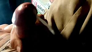 Jerking Off for Girlfriend and Shooting Huge Load