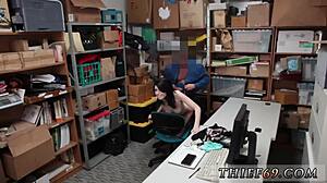 hey, this cute skinny brunette teen is trying anal for the first time as a suspect 😏