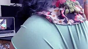 Wife In Lingerie Dances Then Rides Husband.