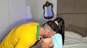 passionate sex with perfect inked brunette begging for milk - lilack