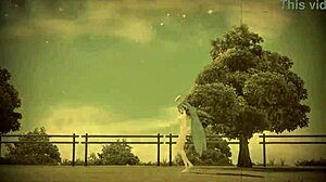 Hatsune Miku in full nude bunny costume from Y to Y Project Diva mod