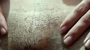 I saw the petite teen's hairy pussy under her shorts