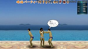 Ball Kicking Action Game With Femdom And Cfnm Excitement!