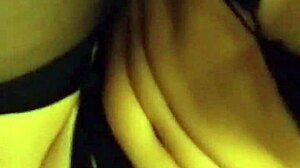 Blonde teacher seduces in stockings and lingerie, revealing her fantasies with a cock