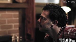 Big-ass petite teen enjoys threesome with mature big-cock neighbors