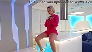 Hard anal with cute blonde girl next door