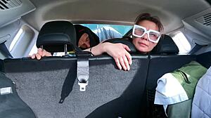 I Was Taken For A Ride In A Car And Fucked Hard With My Wet Pussy