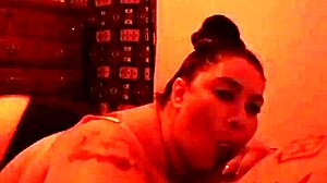 BBW Carlee performs blowjob on big ass in detailed scene