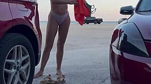 Compilation of dressing up at the car!