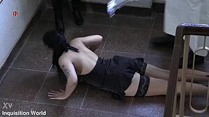 The Lazy Cleaning Girl Must Absolve Rough Work Training In The Prison Trailer