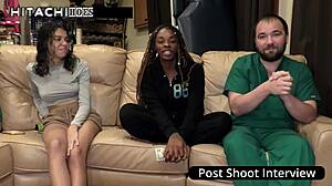 good moaning with giggles backstage