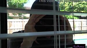 Shady security offers his big cock to Armani Black for ultimate protection deal