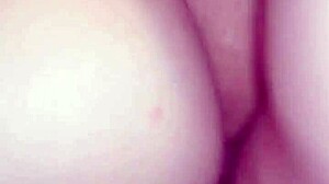 latina bride in robe giving her big ass pussy