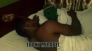 Hot Ebony Blows Big Black Cock! Can't Handle It?