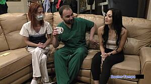 dr tampa examines bratty orphans cheerleading physical blaire celeste