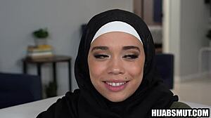 virgin girl in hijab deflowered by step brother