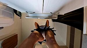 Is She The Most Beautiful? Look At Her Sexy Blue Mini Skirt And Panties 😍