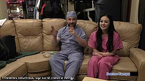 dr tampa examines bratty orphans cheerleading physical blaire celeste