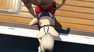 Gta 5 cutie bikini babe gets fucked on yacht