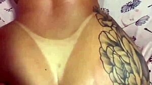 Slut Wife Gets Fucked by Monster Cock in Lingerie