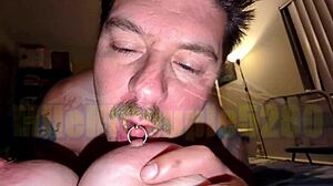 Amateur Pawg Sucks Pierced Cock Rides Dick