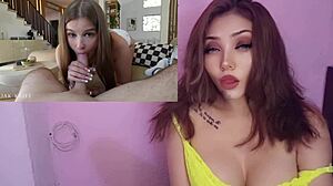 Petite Cheating Stepsister Takes Sex Lessons From Stepbrother