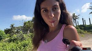 Crazy Cumwalk In Amazing Public Place