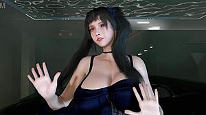 tifa lockhart performs nude dance in final fantasy style