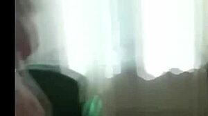 Is Tiny Tyler touching her pussy on cam?