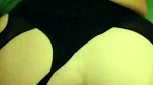 Blonde teacher seduces in stockings and lingerie, revealing her fantasies with a cock