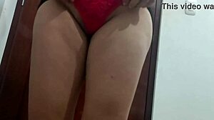 My rich cousin takes off bikini